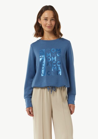 COMMA Sweatshirt in Blue: front