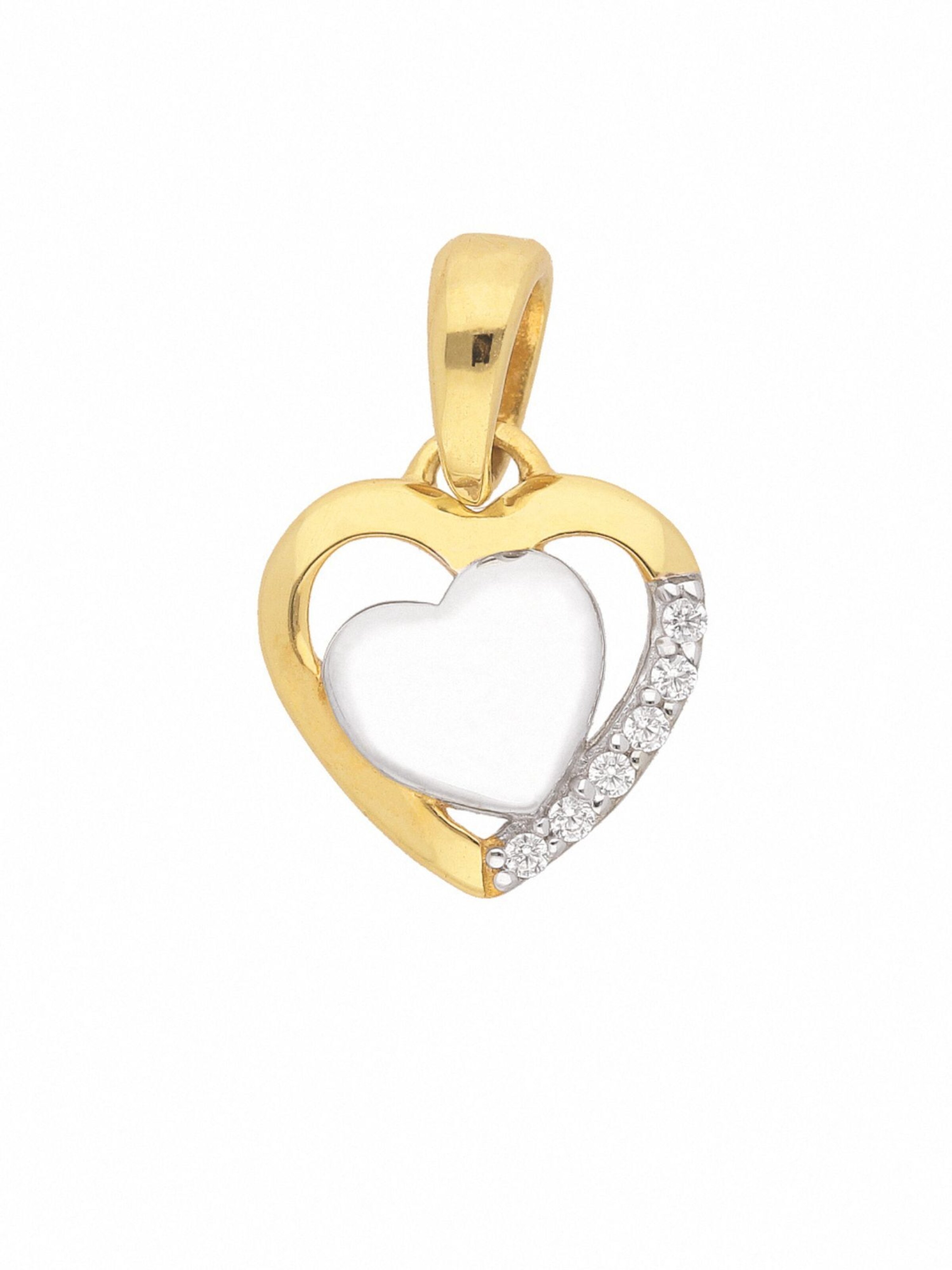 Adelia´s Pendant 'Herz' in Gold: front