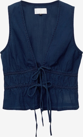 Pull&BearTop - plava boja: prednji dio