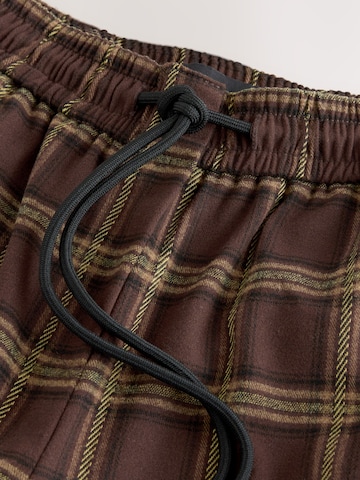 Wide Leg Pantalon Next en marron