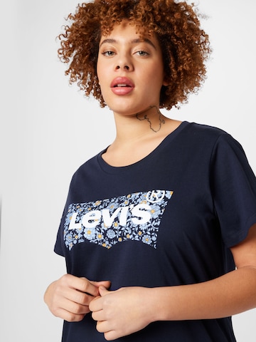 Levi's® Plus Shirt 'The Perfect Tee' in Blau