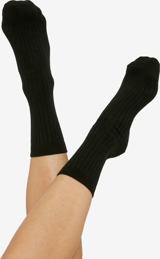 Organic Basics Socken ' Rib Socks 2-pack ' in schwarz, Produktansicht