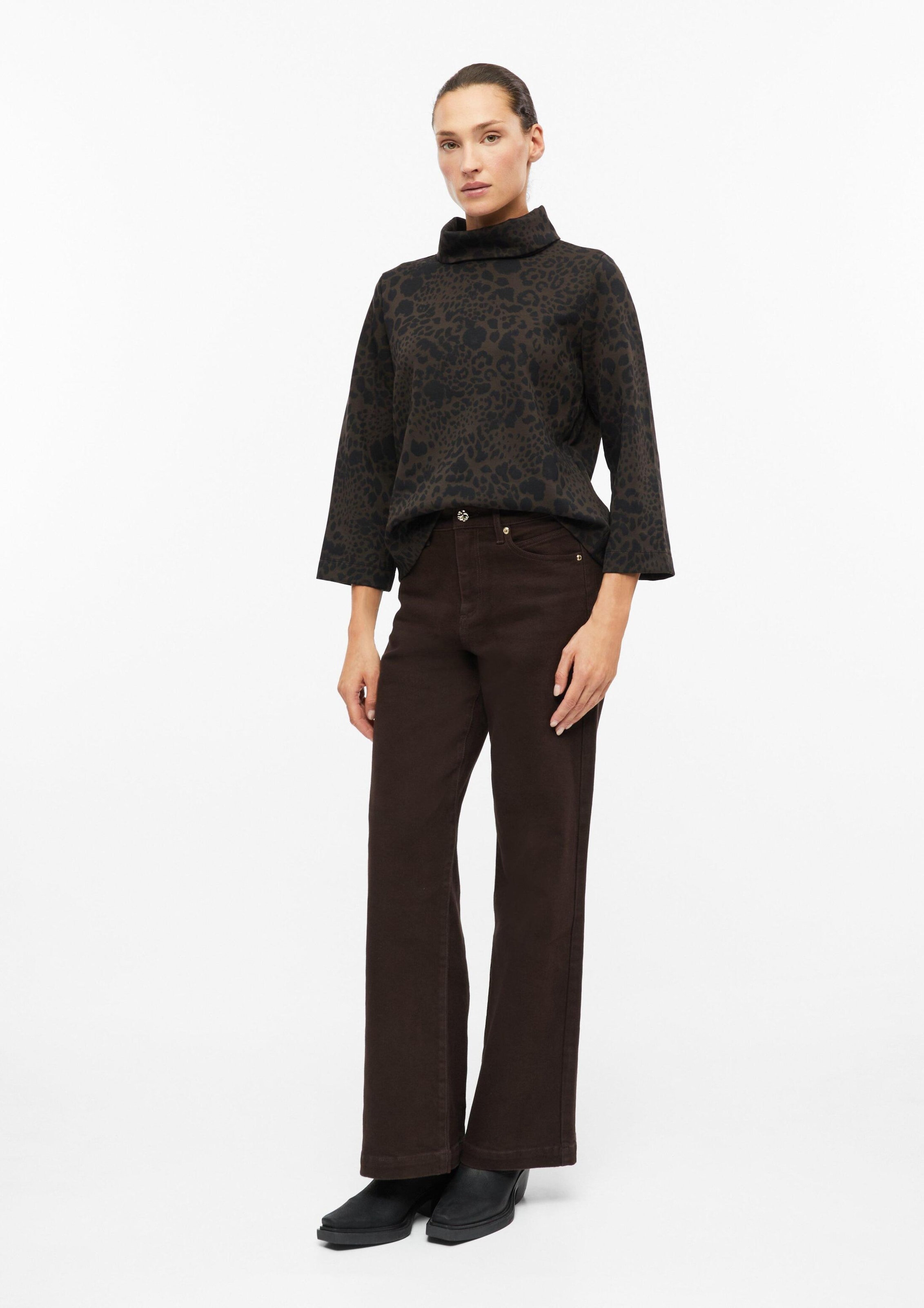 Sweat-shirt s.Oliver en marron