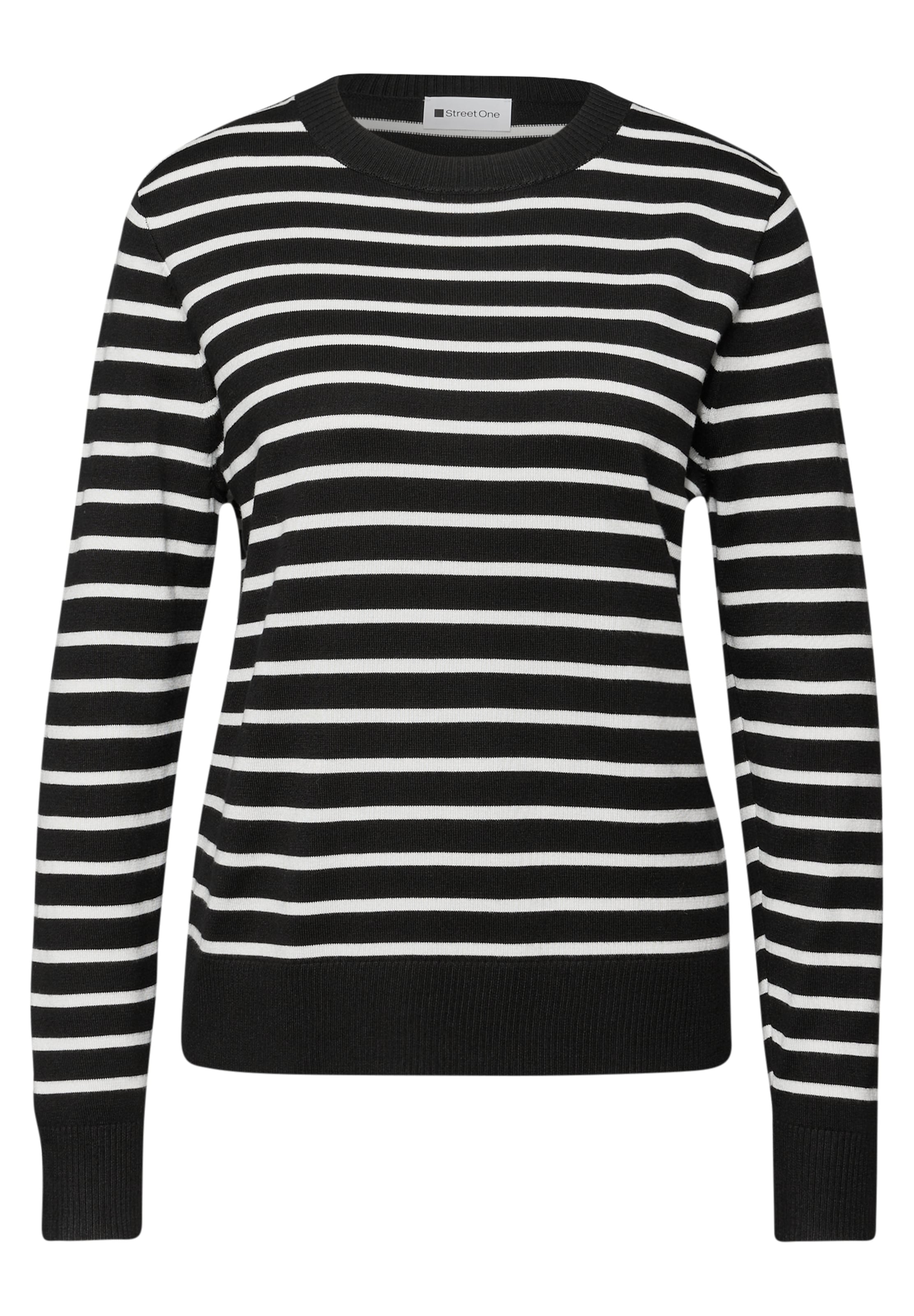 STREET ONE Pullover in Schwarz: Vorderseite