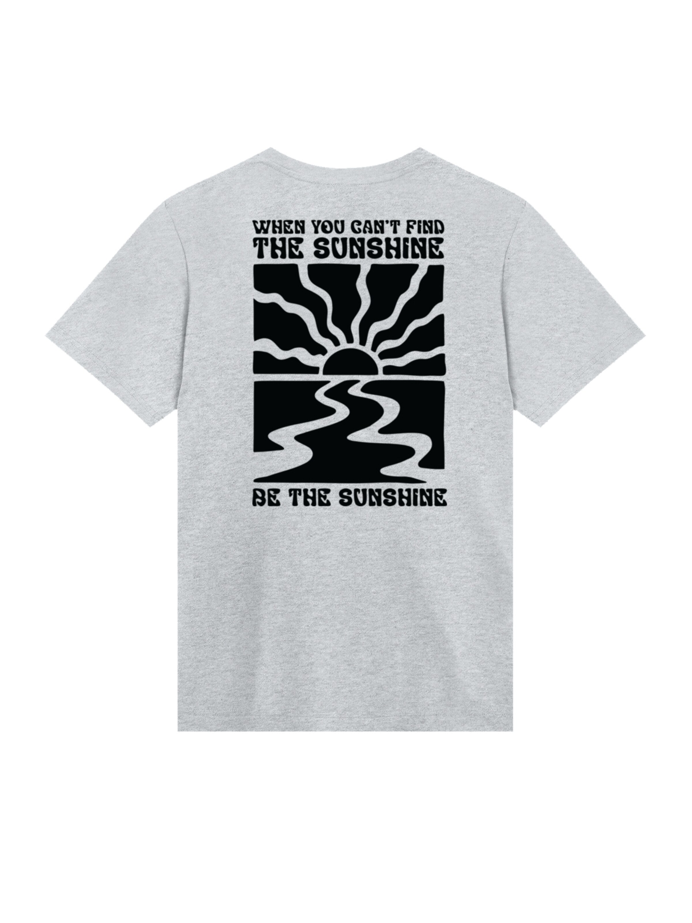T-Shirt 'Be The Sunshine' F4NT4STIC en gris