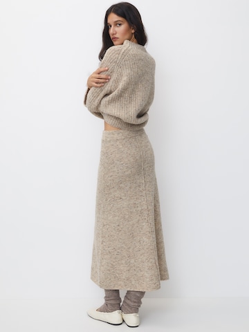 Pull&Bear Rok in Beige