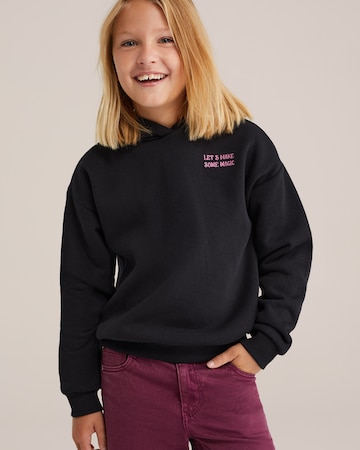 WE Fashion Sweatshirt in Schwarz