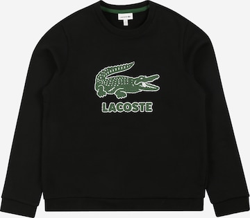 Sweat-shirt LACOSTE en noir : devant