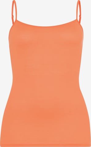 Hanro Top 'Ultralight' in Orange: front