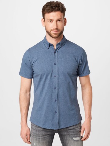 Clean Cut Copenhagen Regular fit Overhemd 'Hudson' in Blauw: voorkant