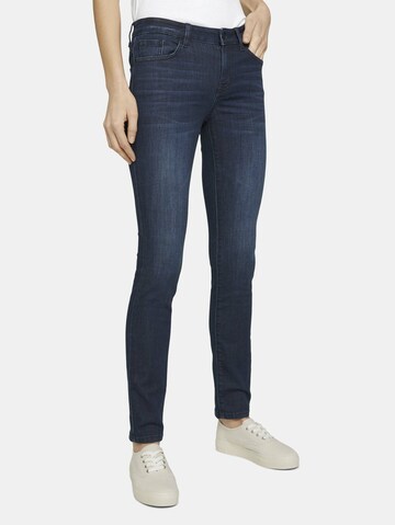 Coupe slim Jean 'Alexa' TOM TAILOR en bleu : devant