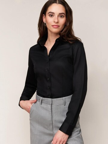 Blouse folklorique Vander Amsterdam en noir : devant