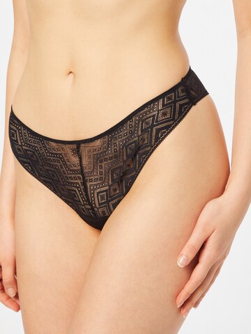 DKNY Intimates Thong in Black: front