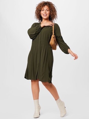 ABOUT YOU Curvy Shirt dress in Green