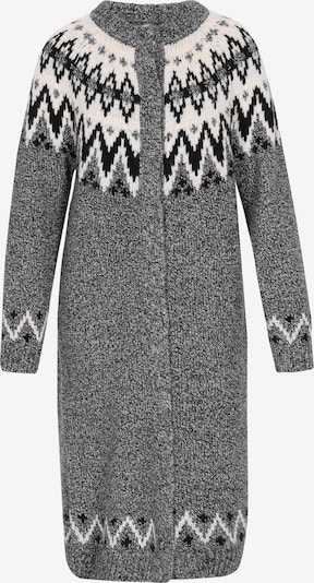 DreiMaster Vintage Pitkä neuletakki 'Vintage' värissä beige / musta / meleerattu musta, Tuotenäkymä