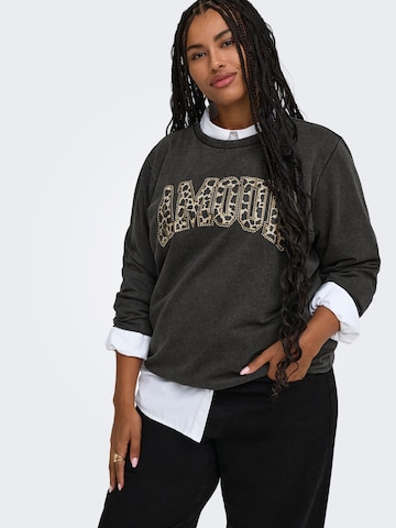 ONLY Carmakoma - Sudadera 'CARLINETT' en negro