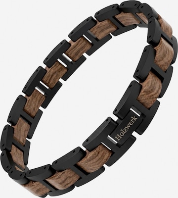 Holzwerk Armband 'NIERSEE' in Bruin: voorkant