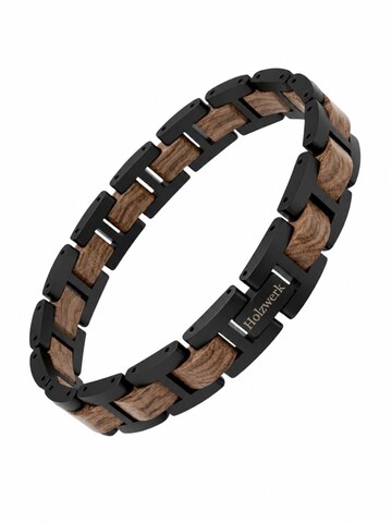 Holzwerk Armband 'NIERSEE' in Bruin: voorkant