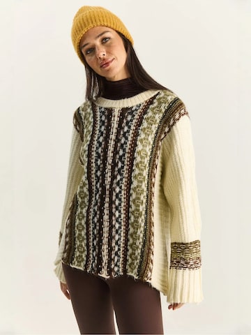 Pull-over 'Pullover' Bianco Lucci en beige