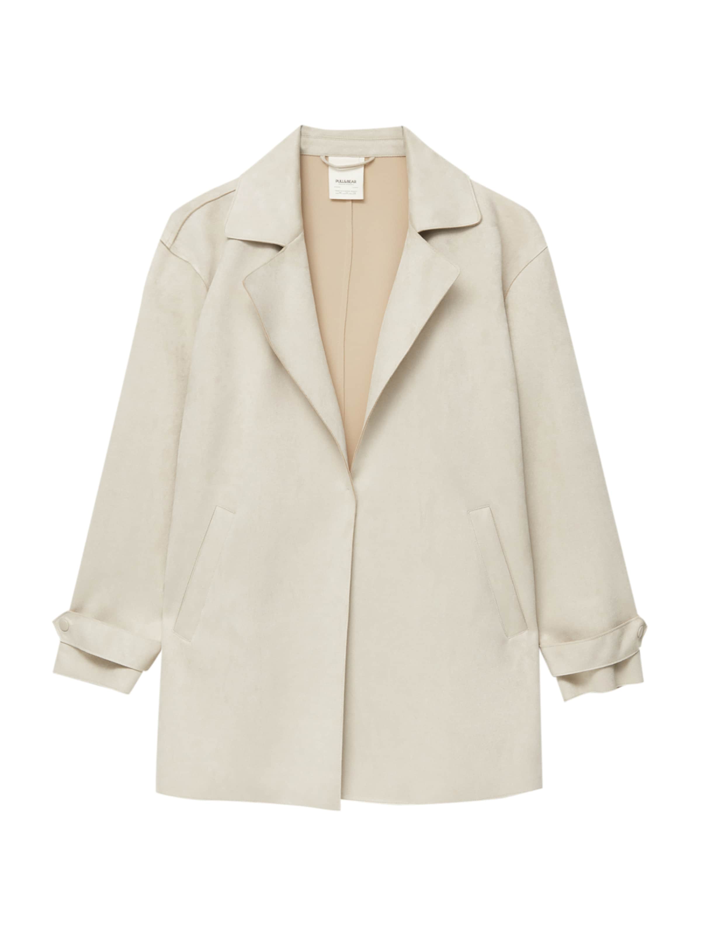 Pull&Bear Välikausitakki värissä harmaa: etupuoli