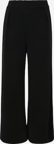 River Island Petite Wide leg Trousers in Black: front