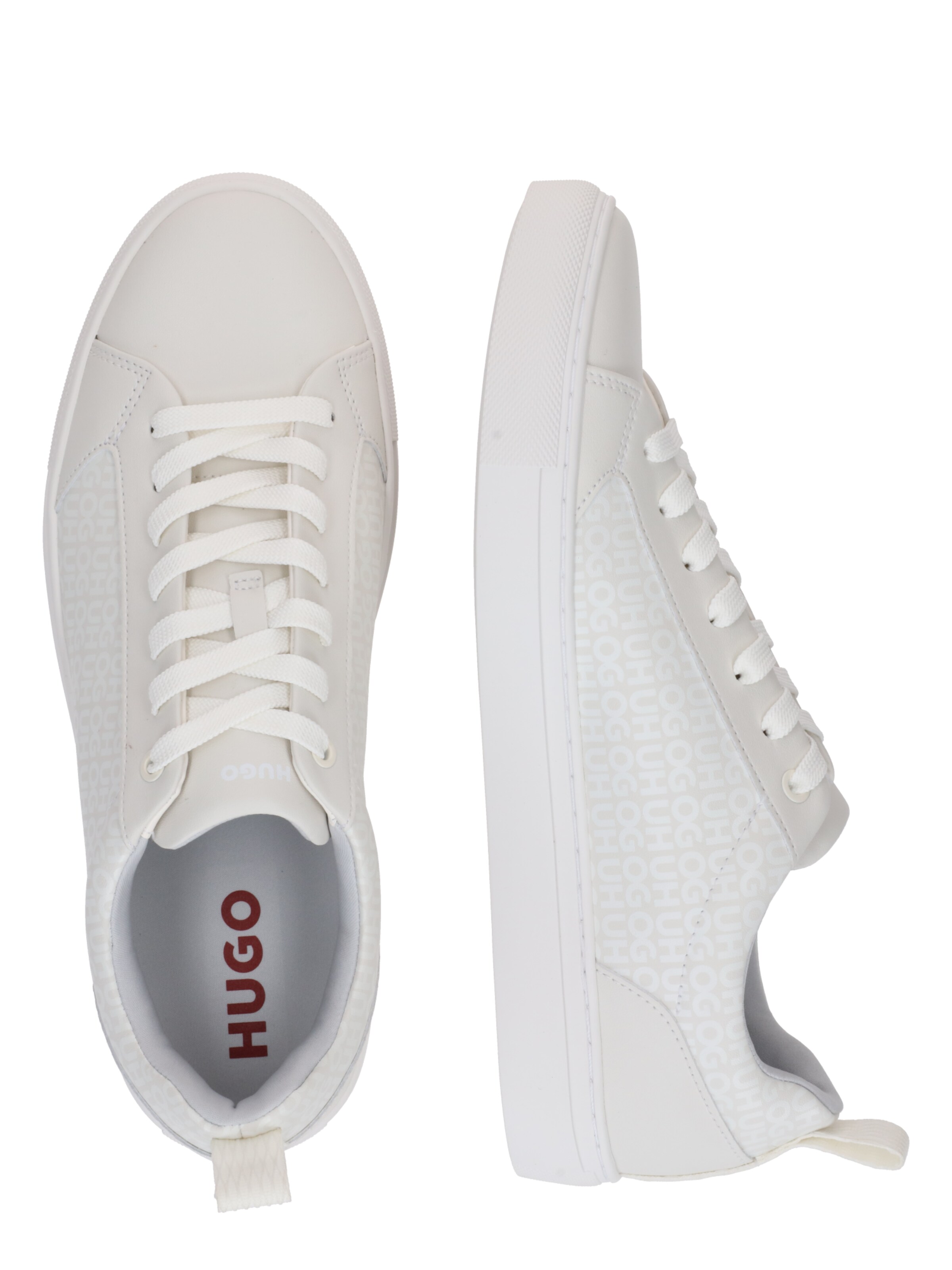 HUGO - Zapatillas deportivas bajas 'Morrie' en blanco