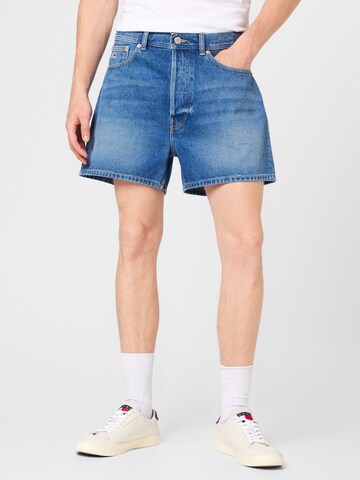 Tommy Jeans Loosefit Shorts in Blau: Vorderseite