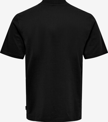 Only & Sons T-Shirt 'OTIS' in Schwarz