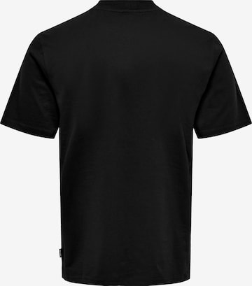 Only & Sons Koszulka 'OTIS' w kolorze czarny