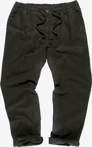 JP1880 Loosefit Broek in Groen: voorkant