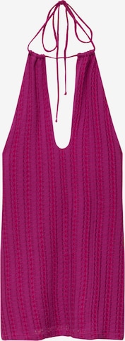 Abito in maglia di Pull&Bear in rosa: frontale