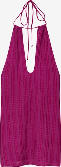 Pull&Bear Robes en maille en rose / rouge orangé, Vue avec produit