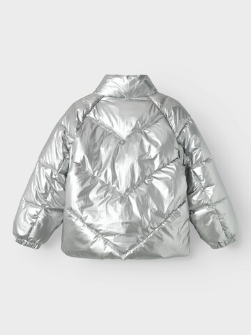 Veste mi-saison 'NKFMISTY' NAME IT en argent