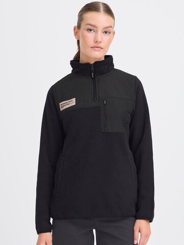Pullover ' OXNETE HALFZIP ' di Oxmo in nero