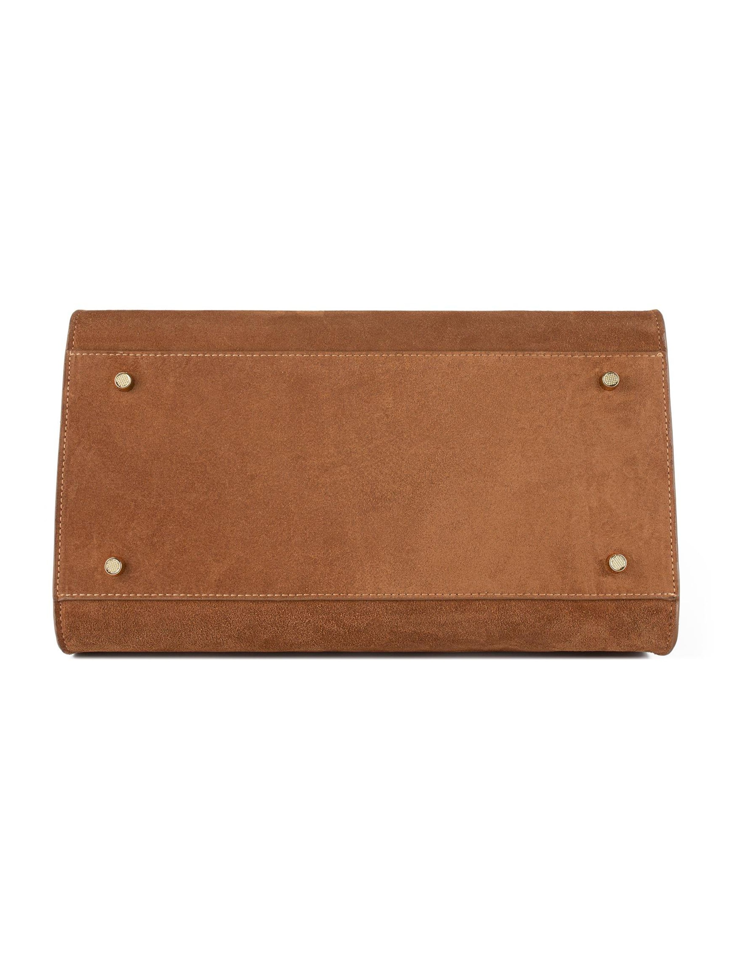 L37 HANDMADE SHOES - Bolso de mano 'BON VOYAGE MINI' en marrón
