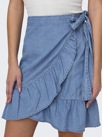 ONLY - Falda 'BEA' en azul