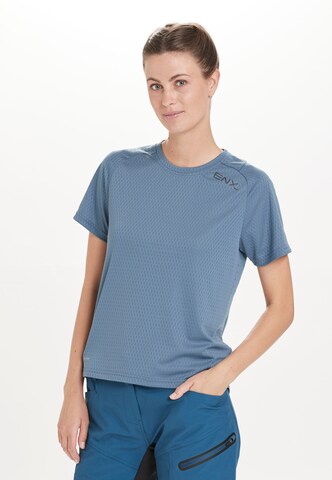 ENDURANCE Performance Shirt 'Jannie' in Blue: front