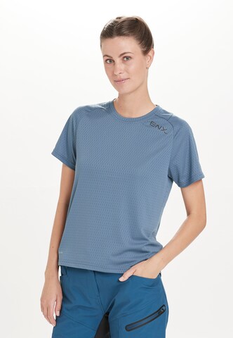 ENDURANCE Functioneel shirt 'Jannie' in Blauw: voorkant
