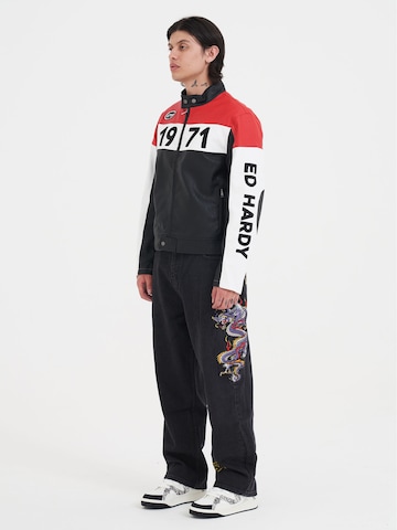 Veste mi-saison '1971' Ed Hardy en noir