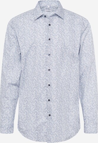 Coupe regular Chemise SEIDENSTICKER en bleu : devant