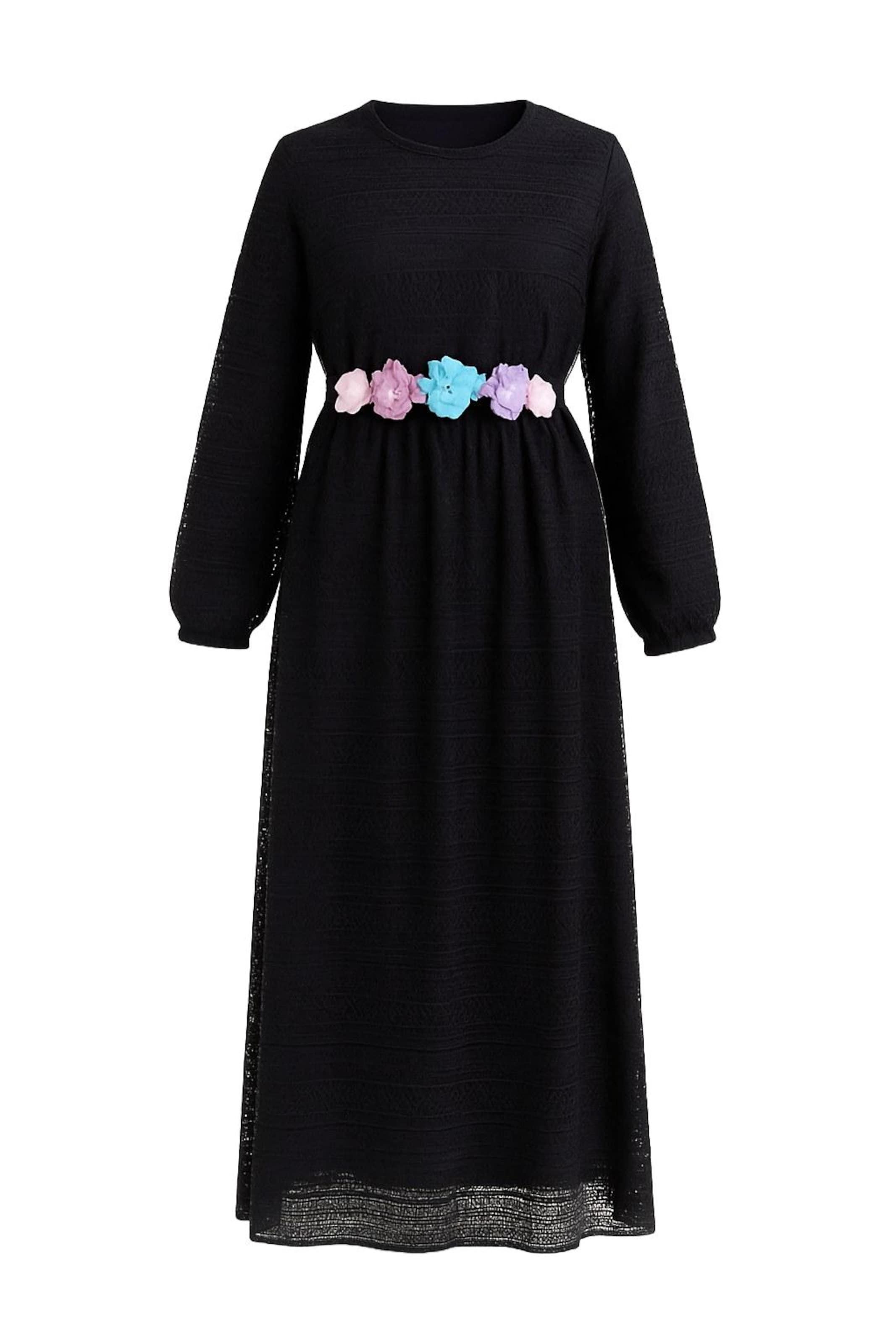 MODAMIHRAM Kleid in Schwarz: Vorderseite