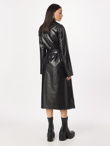 Misspap Between-Seasons Coat in Black