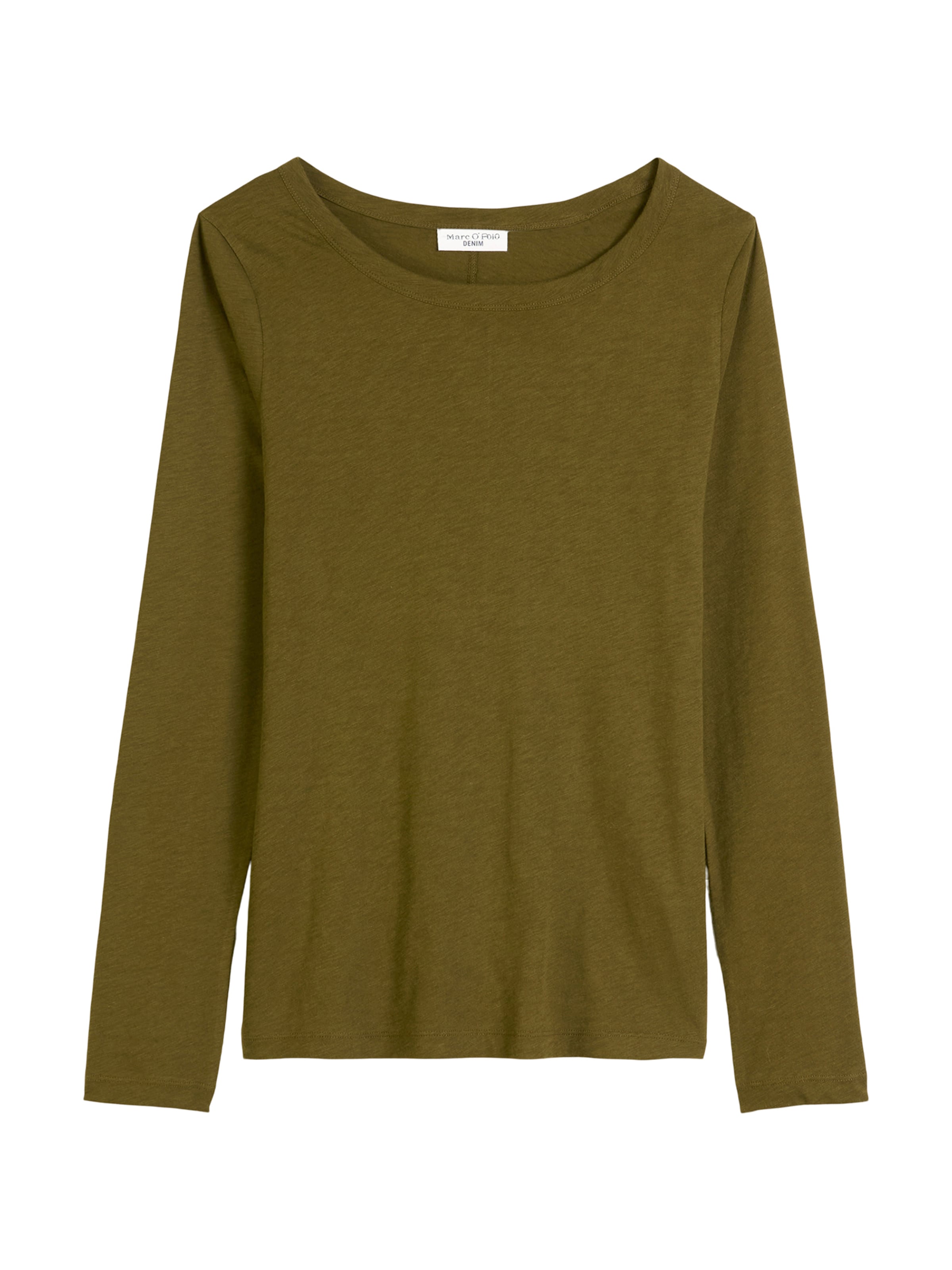 Tricou de la Marc O'Polo DENIM pe verde: față