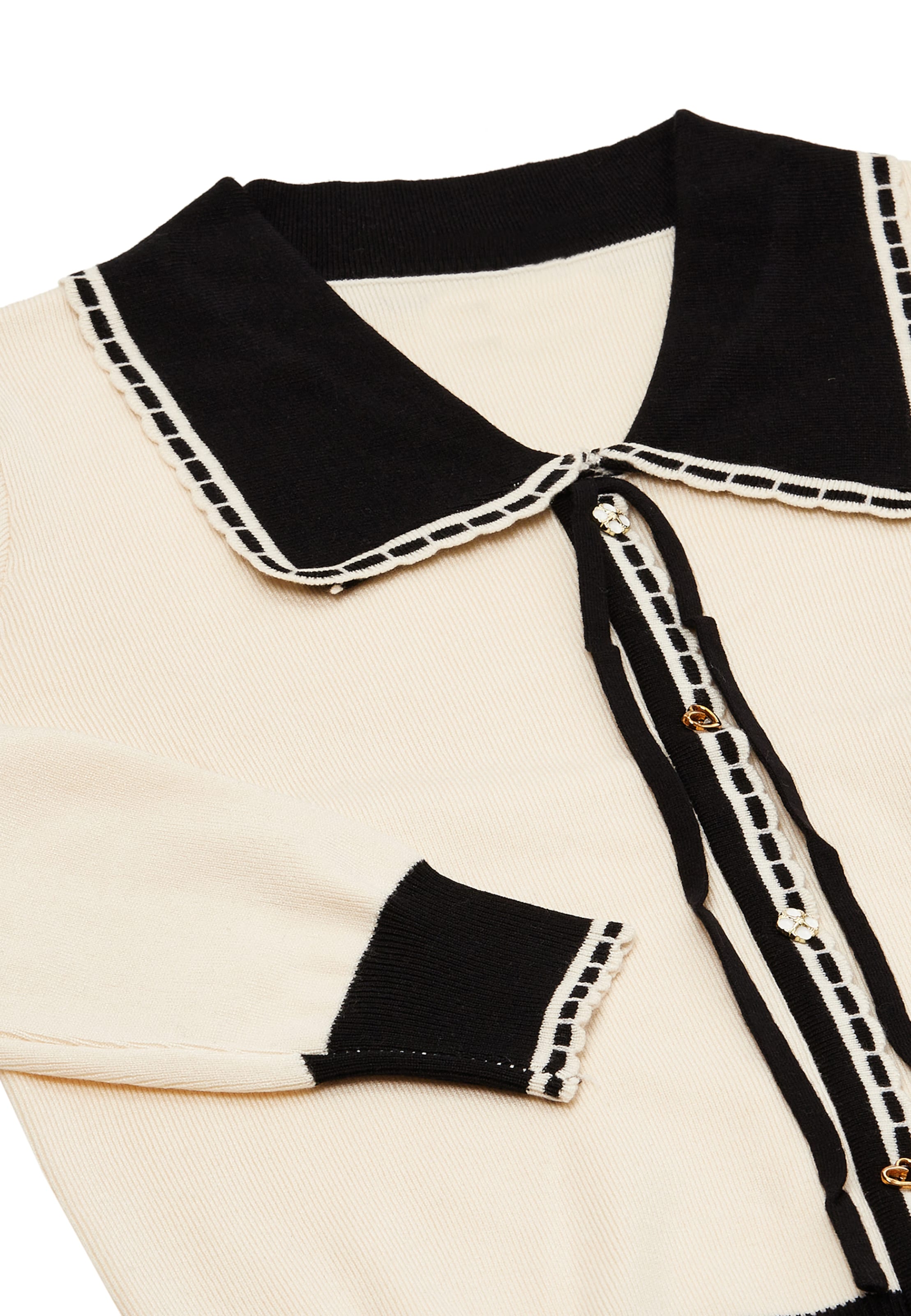 NAEMI Knit cardigan in White