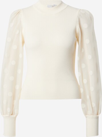 Pullover 'DOTME' di Y.A.S in beige: frontale