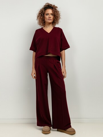 TESSITA Oversizeshirt in Rot