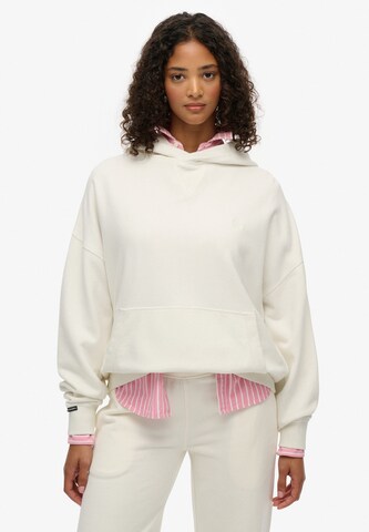 Sweat-shirt Superdry en vert : devant