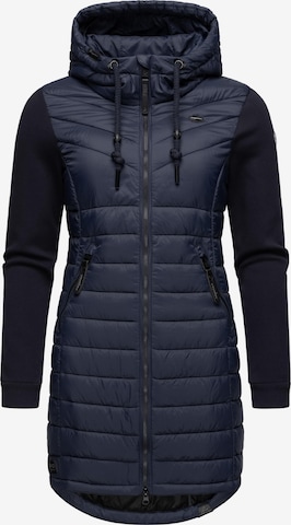 Ragwear Демисезонное пальто в Синий: спереди