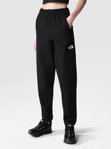 THE NORTH FACE Tapered Outdoor Pants in Black: front