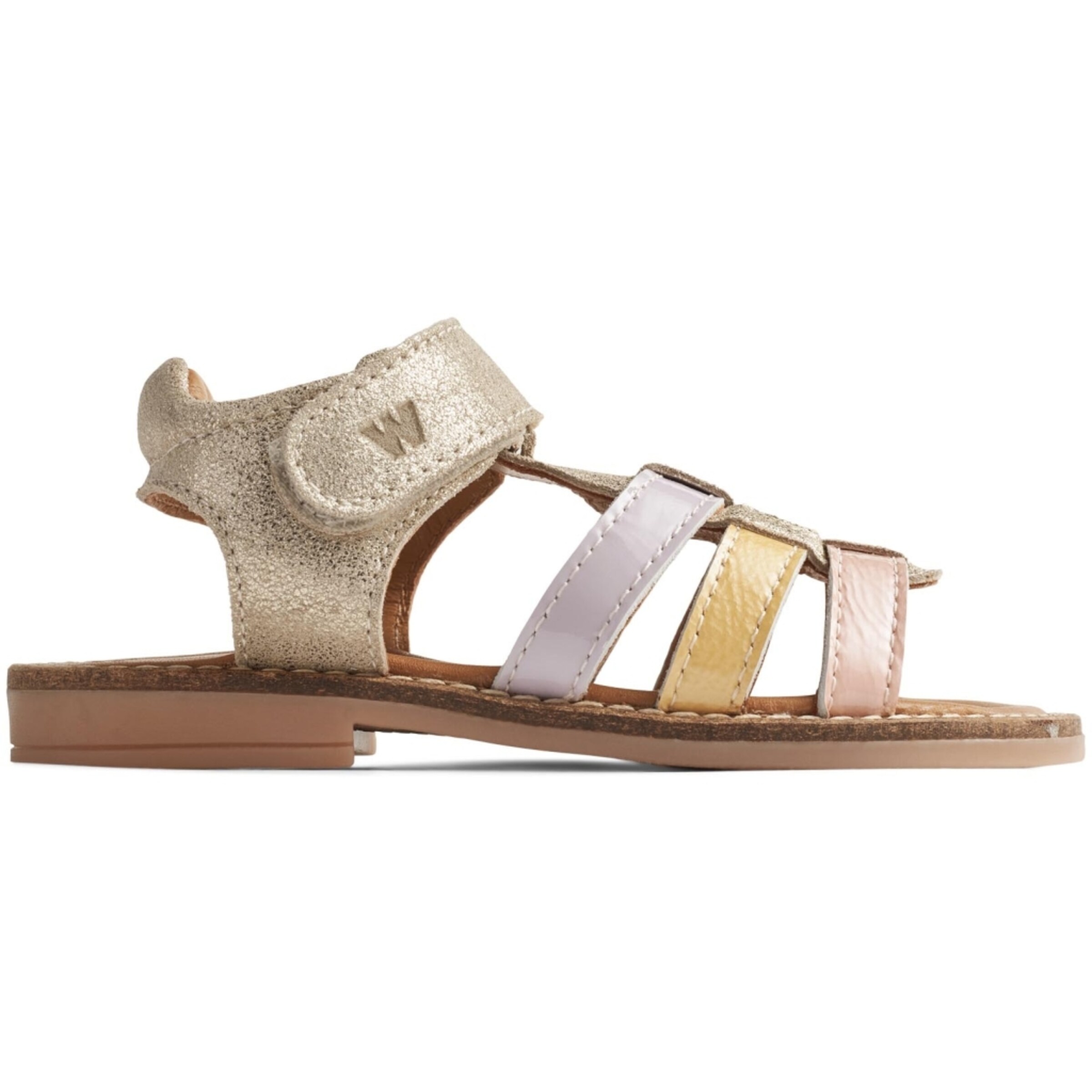 WHEAT Sandály – zlatá: přední strana